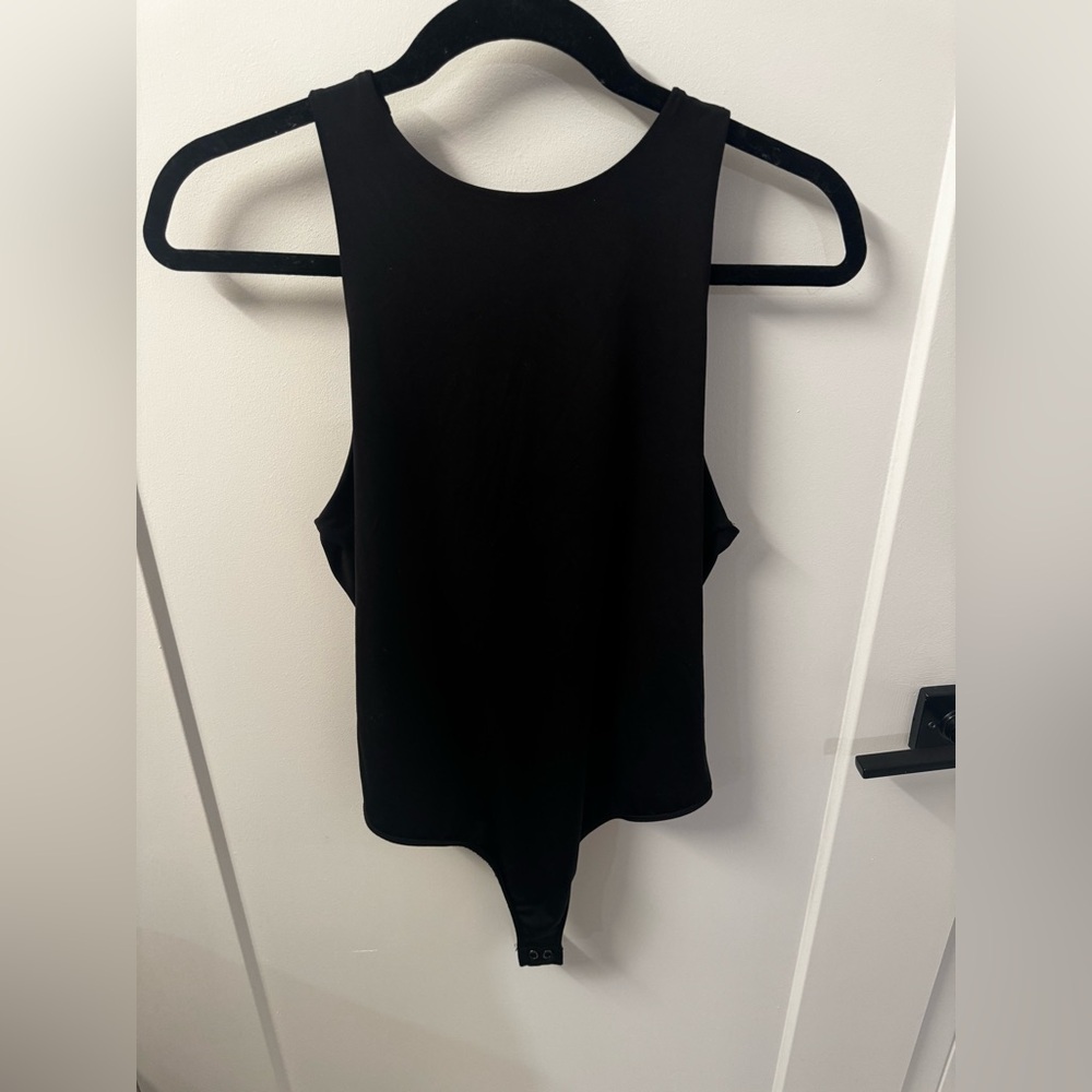 Express Black Sleeveless Bodysuit